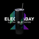 Electrabay - Skinny Tumbler with Straw, 20oz