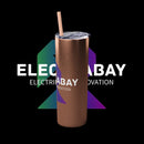 Electrabay - Skinny Tumbler with Straw, 20oz