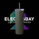 Electrabay - Skinny Tumbler with Straw, 20oz