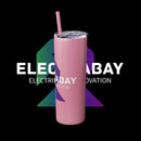 Electrabay - Skinny Tumbler with Straw, 20oz