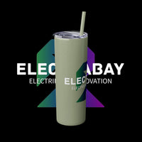 Electrabay - Skinny Tumbler with Straw, 20oz