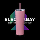 Electrabay - Skinny Tumbler with Straw, 20oz