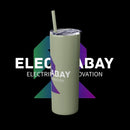 Electrabay - Skinny Tumbler with Straw, 20oz