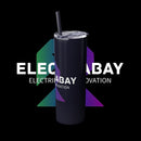 Electrabay - Skinny Tumbler with Straw, 20oz