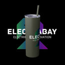 Electrabay - Skinny Tumbler with Straw, 20oz