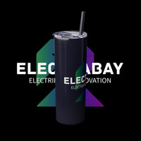 Electrabay - Skinny Tumbler with Straw, 20oz