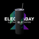 Electrabay - Skinny Tumbler with Straw, 20oz