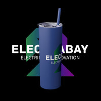 Electrabay - Skinny Tumbler with Straw, 20oz