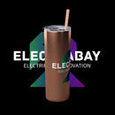 Electrabay - Skinny Tumbler with Straw, 20oz