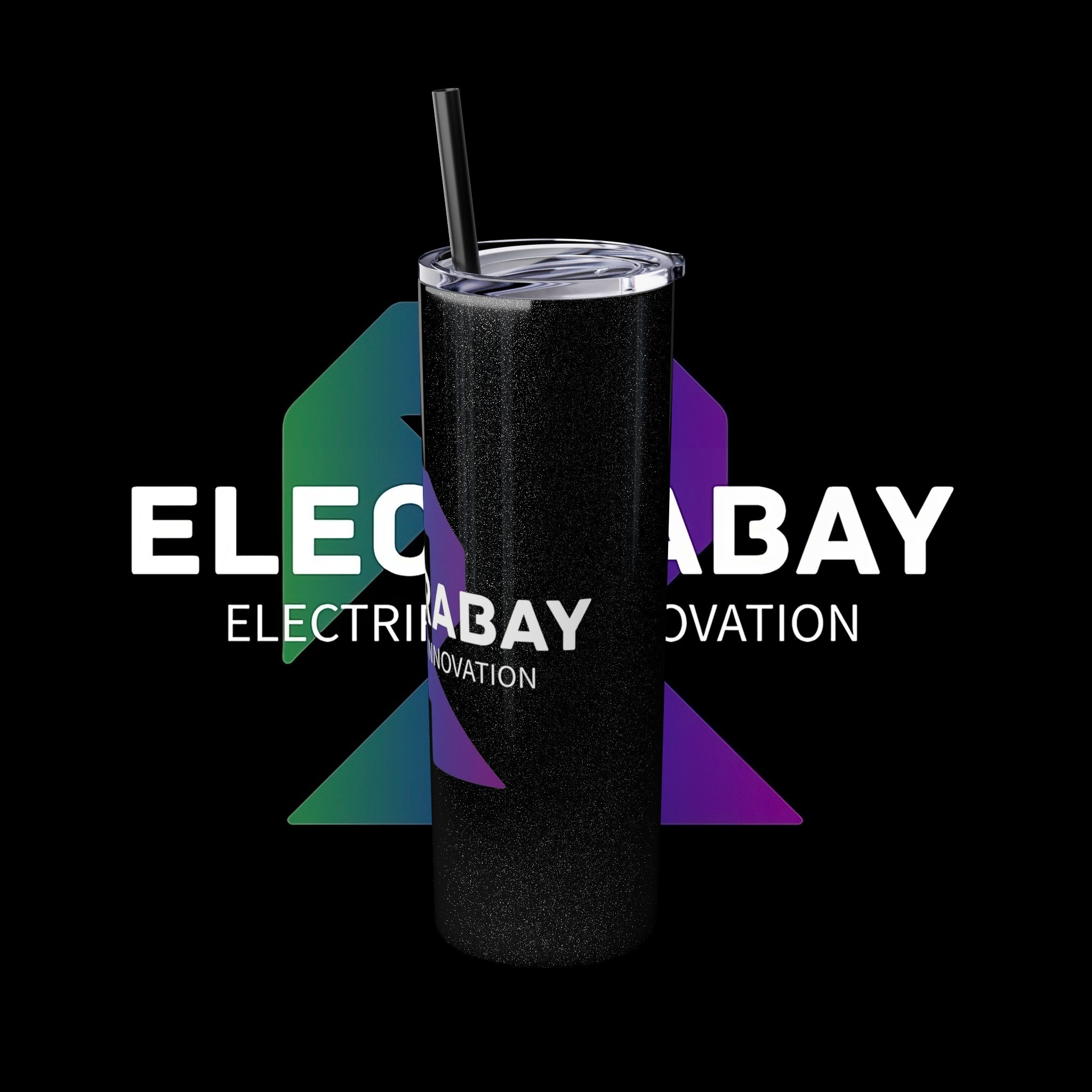 Electrabay - Skinny Tumbler with Straw, 20oz