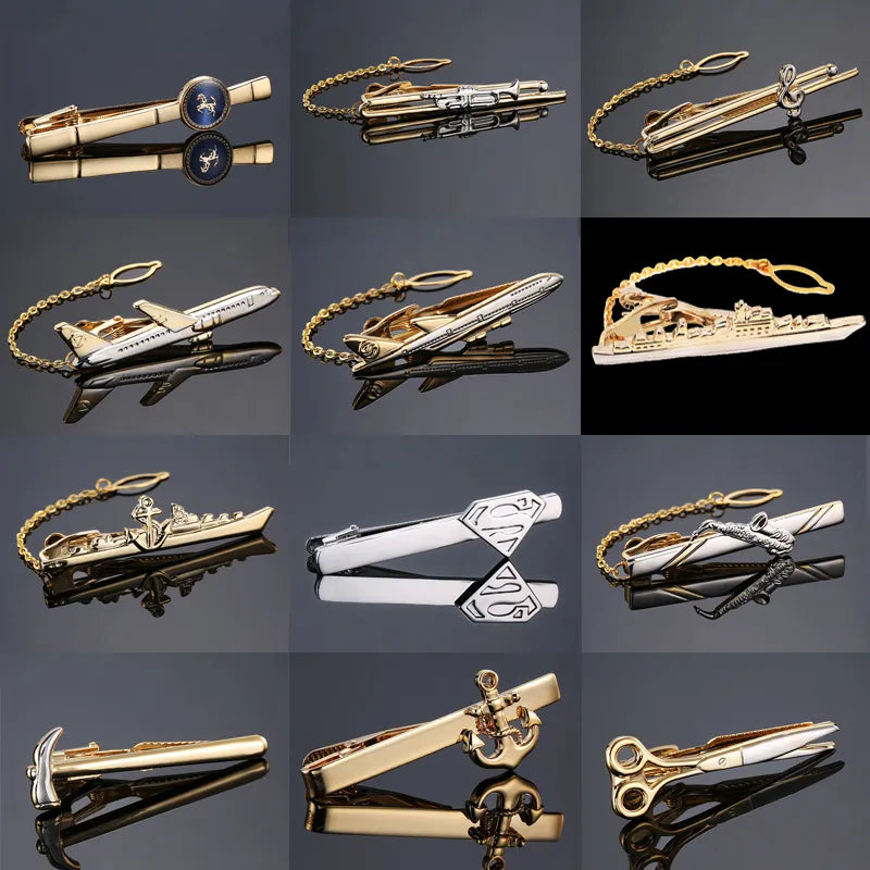 Fashioned Metal Men Tie Clip