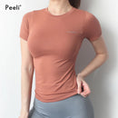 Women Yoga Top, Seamless Sport T Shirt