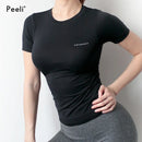 Women Yoga Top, Seamless Sport T Shirt