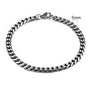 3-11mm Chunky Miami Curb Chain Bracelet for Men