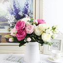 1 Bundle Silk Peony Bouquet Home Decoration Flowers