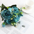 1 Bundle Silk Peony Bouquet Home Decoration Flowers