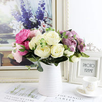 1 Bundle Silk Peony Bouquet Home Decoration Flowers