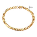 3-11mm Chunky Miami Curb Chain Bracelet for Men