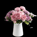 1 Bundle Silk Peony Bouquet Home Decoration Flowers