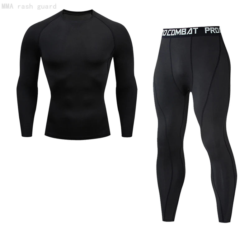 Men's Winter Thermal MMA Rash guard