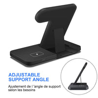 15W Fast Wireless Charger Dock Station 3in1