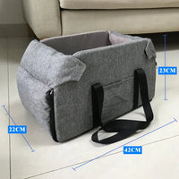 Dog/Car Seat Bed Portable Dog Carrier for Small Dogs or Cats