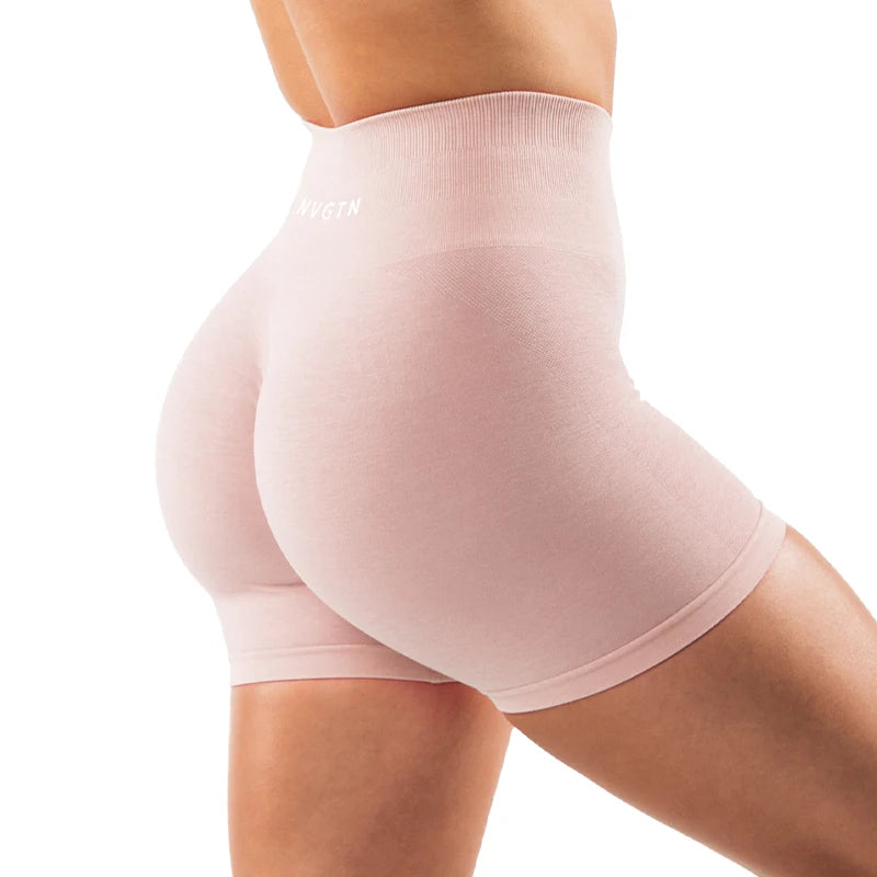 Spandex Amplify Short Seamless Workout Tights/Gym Wear