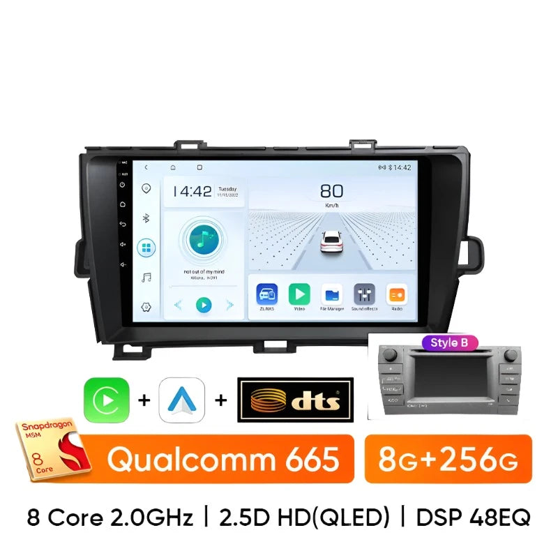 Android Car Stereo For Toyota Prius XW30 (2009-2015)