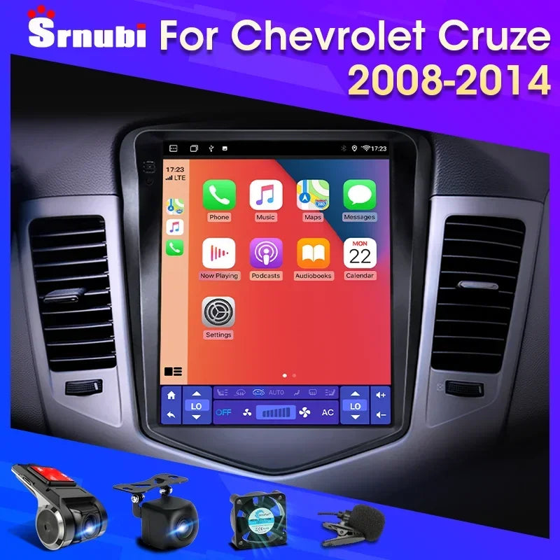 Chevrolet Cruze 2008-2014 Carplay Android 12 Car Radio