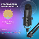 Professional USB Streaming Podcast PC Microphone