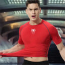 Men's Athletic Spider-Man Compression Shirt/Rash Guard