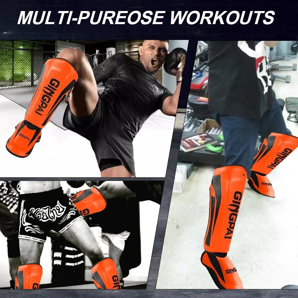 Kickboxing Leg Guard, Muay Thai Ankle Protector, Sparring MMA