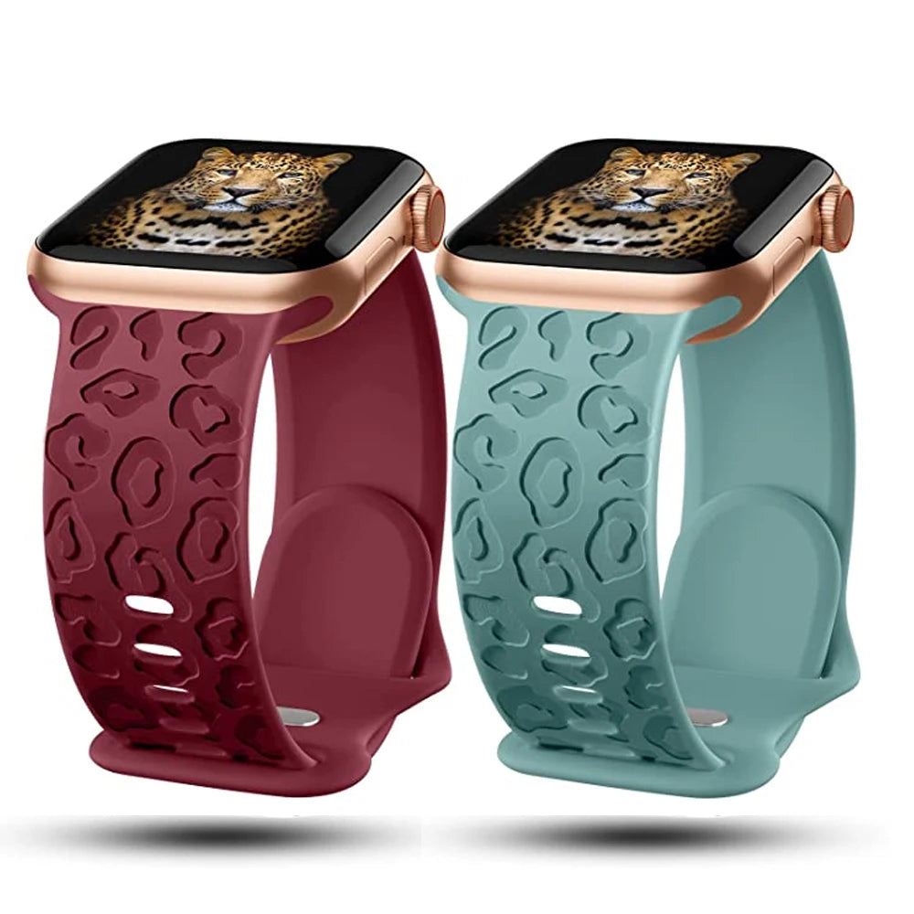 Engraved Designer Watch Band For Apple Watch