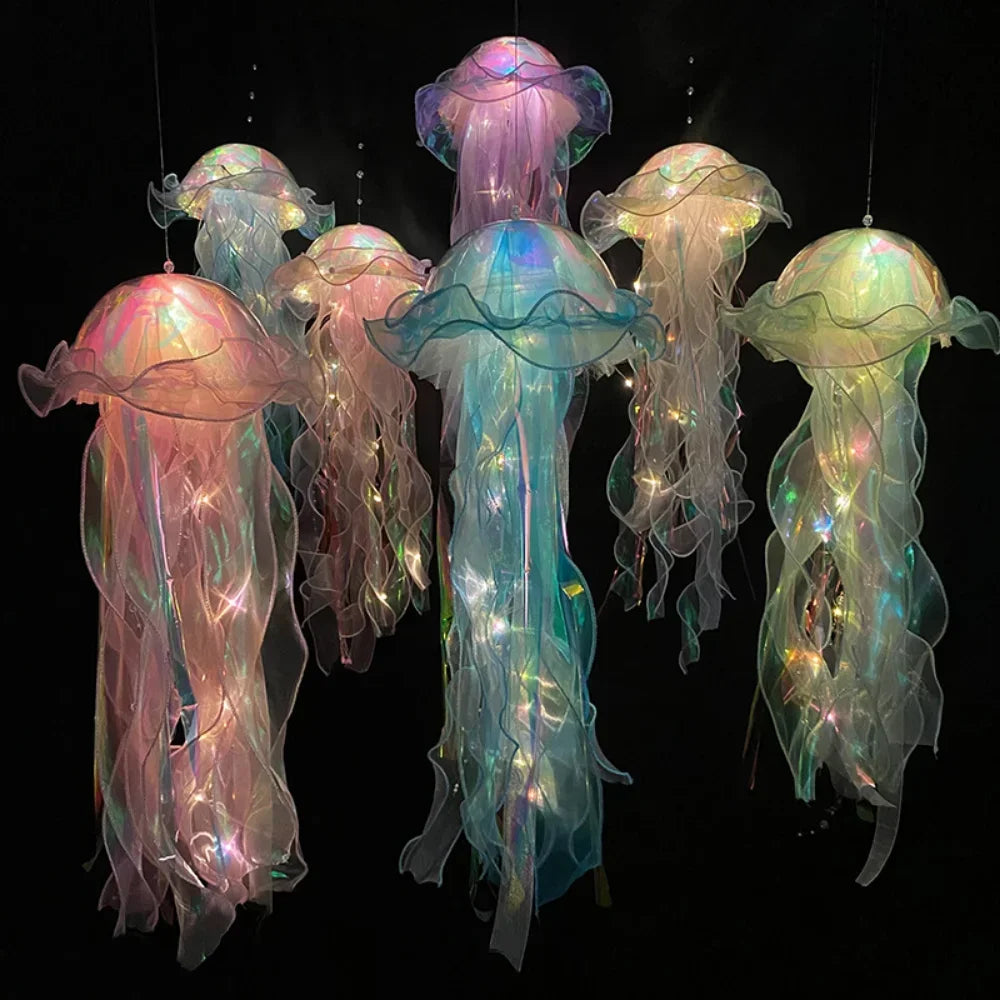 Jellyfish Lamp, Portable Flower Lamp, Atmosphere Decoration