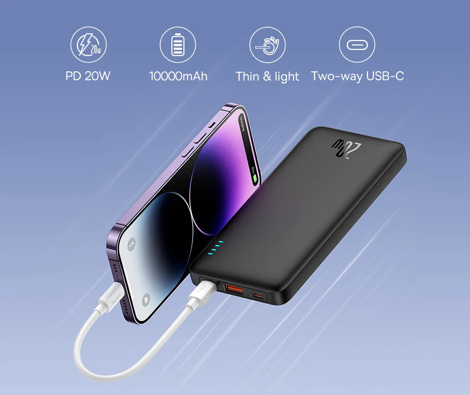 Airpow 20W Power Bank 10000mAh or 20000mAh Fast Charge Powerbank