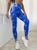 Multi Color Marbling Tie-Dye Yoga Pants