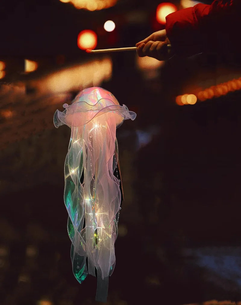 Jellyfish Lamp, Portable Flower Lamp, Atmosphere Decoration