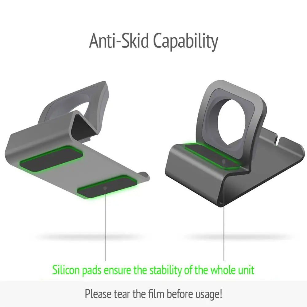 Aluminum Silicon -  Apple Watch Charging Stand