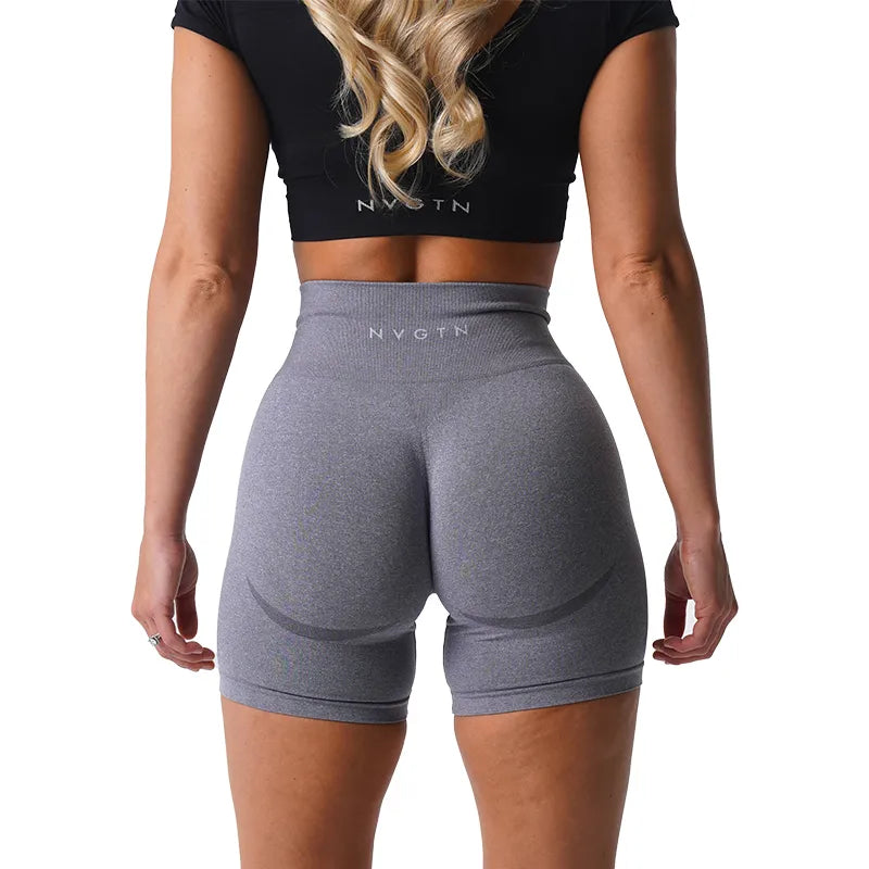 Seamless Shorts for Women Push Up Booty Workout Shorts