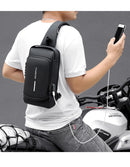 Men's Multifunction Anti-theft Shoulder Bag/Crossbody Travel Bag