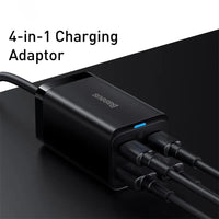 65W Desktop Fast Charger 4 in 1 Laptop Phone Tablet