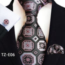 Royal Striped Paisley Silk Ties For Men Luxury