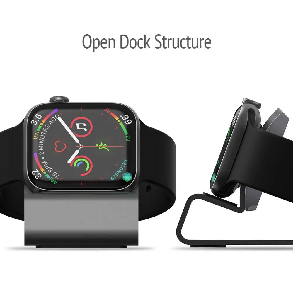 Aluminum Silicon -  Apple Watch Charging Stand