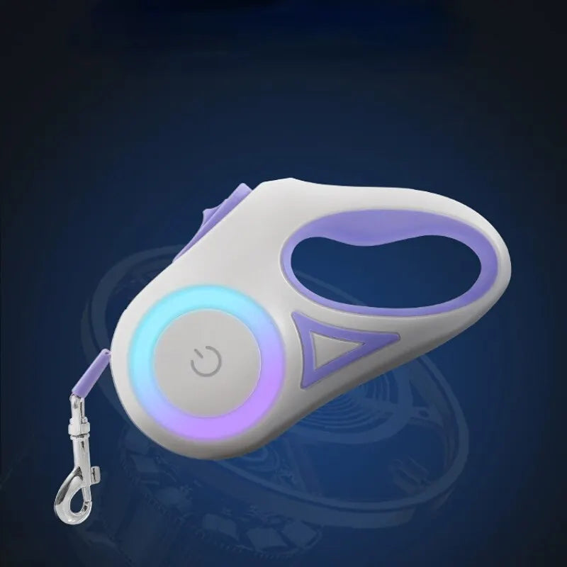 5M/3M LED Flashlight Pet Leash Retractable