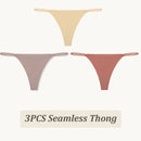 3PCS Seamless Thong Women