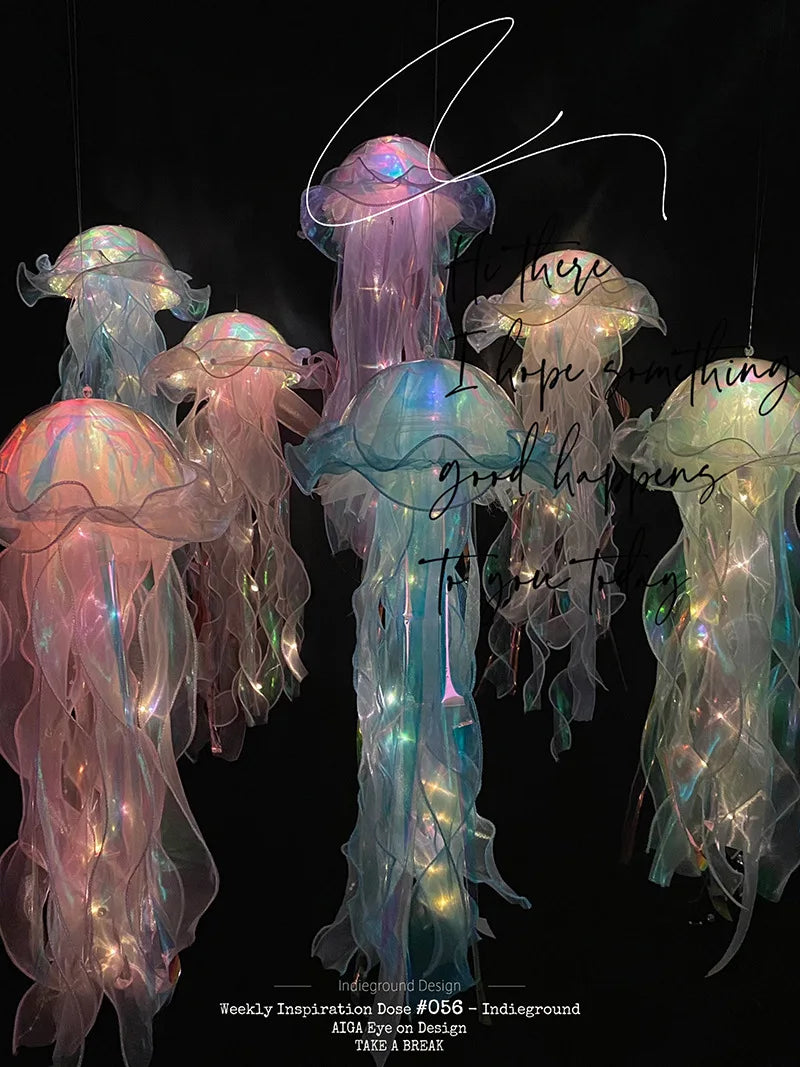 Jellyfish Lamp, Portable Flower Lamp, Atmosphere Decoration