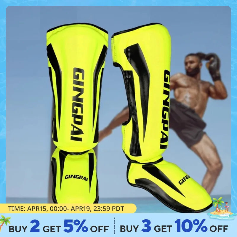 Kickboxing Leg Guard, Muay Thai Ankle Protector, Sparring MMA