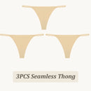 3PCS Seamless Thong Women