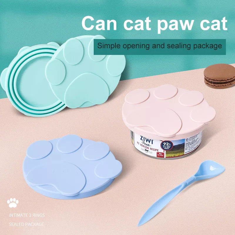 Portable Silicone Dog/Cat Canned Lid (2-in-1Food Sealer)