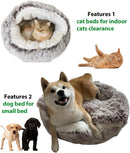 Soft Plush Dog/Cat Pet Bed with Cover